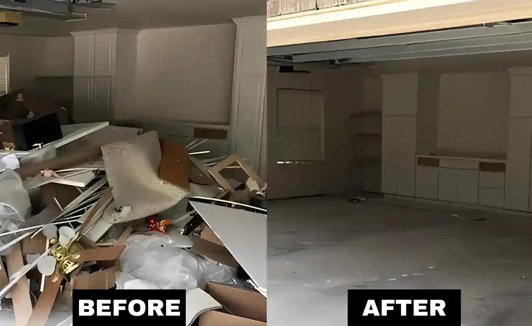 Clean Slate Junk Removal Before After